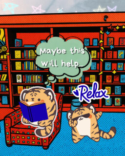 Even though I got a little lost in the library, I always know I can take a few minutes to relax near the browse books!