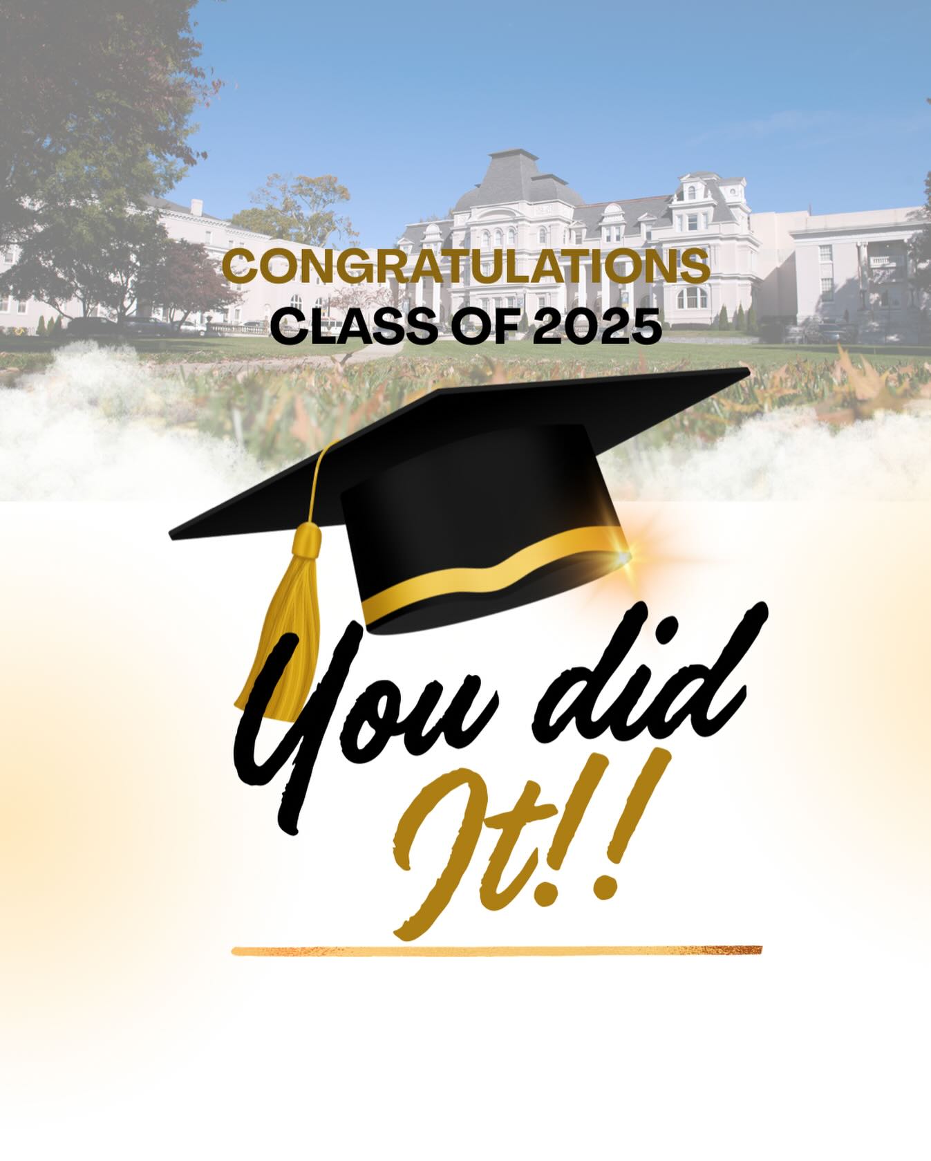 Congratulations to all the wonderful students receiving their degree today! We wish you the best of luck as you enter the next stage of your life!