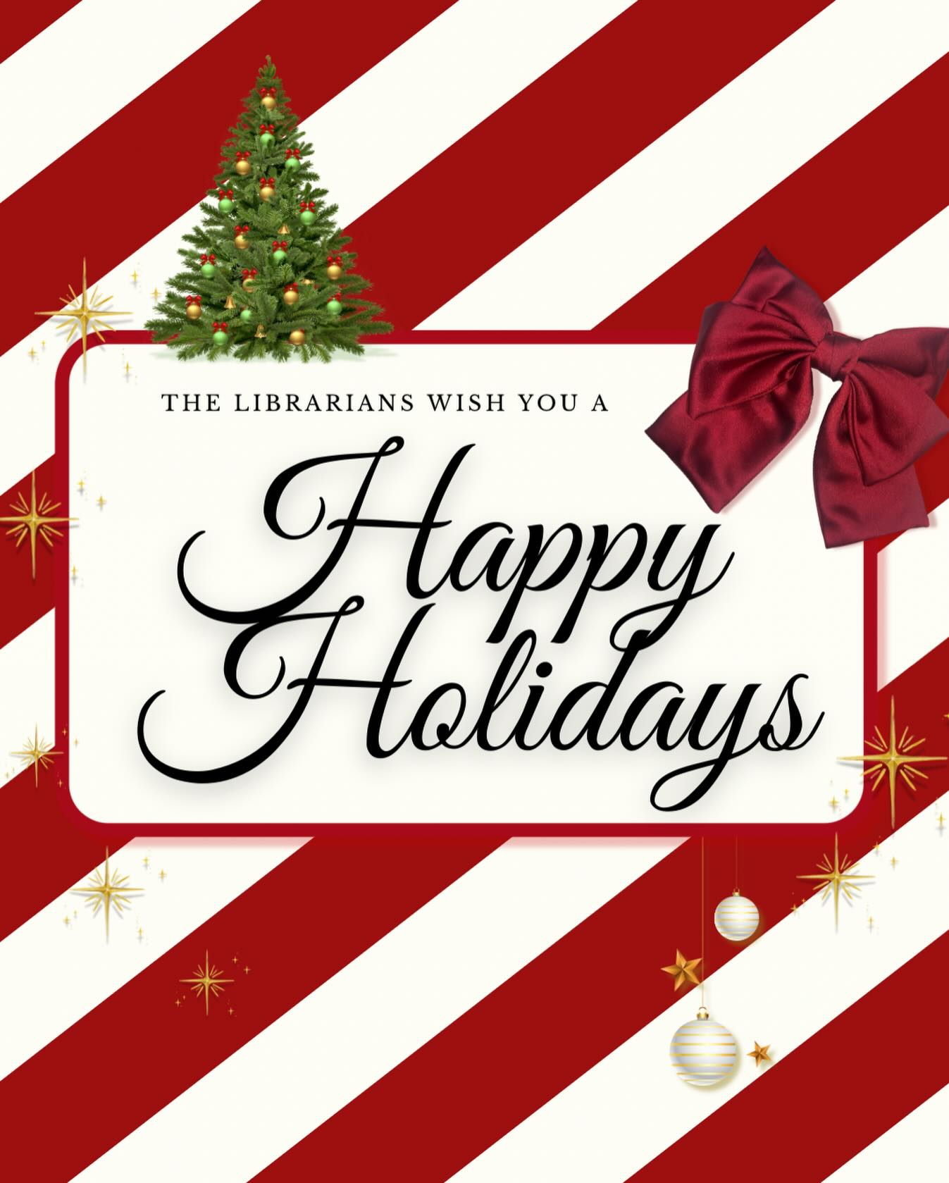 The end of the semester has arrived! Congrats to everyone for finishing their finals and we hope you enjoy your winter break!